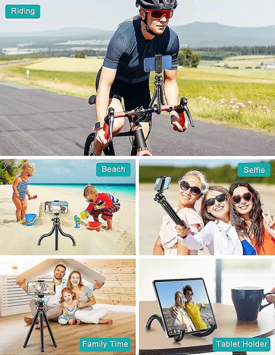 Mobile Phone Tripod, Flexible Mini Selfie Tripod