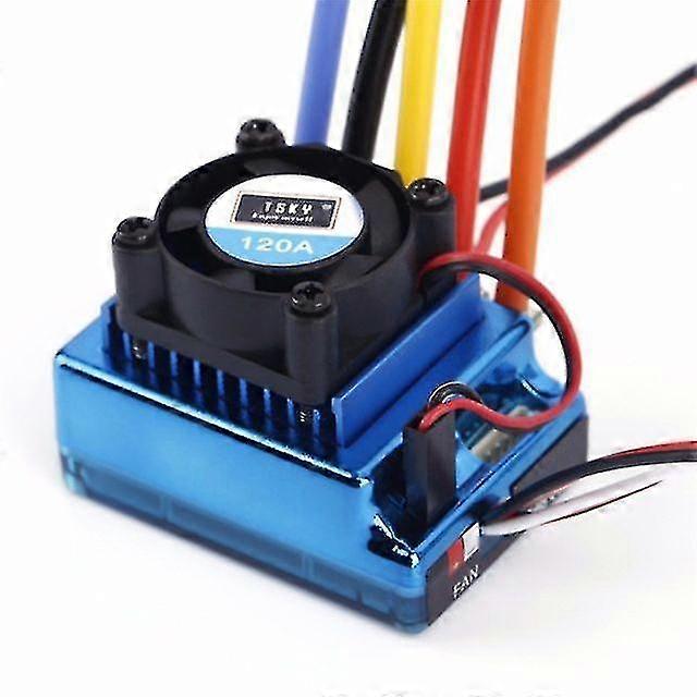 120a Esc Brushless Sensorless Speed Controller, Suitable For 1/10 Remote Control Car Starter