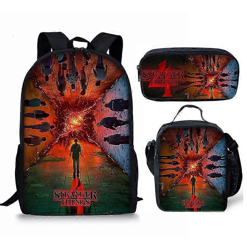 Us Tv Series Print 4 Schultasche Kinderrucksack oder Schulranzen oder Stifttasche oder dreiteiliges Set-D