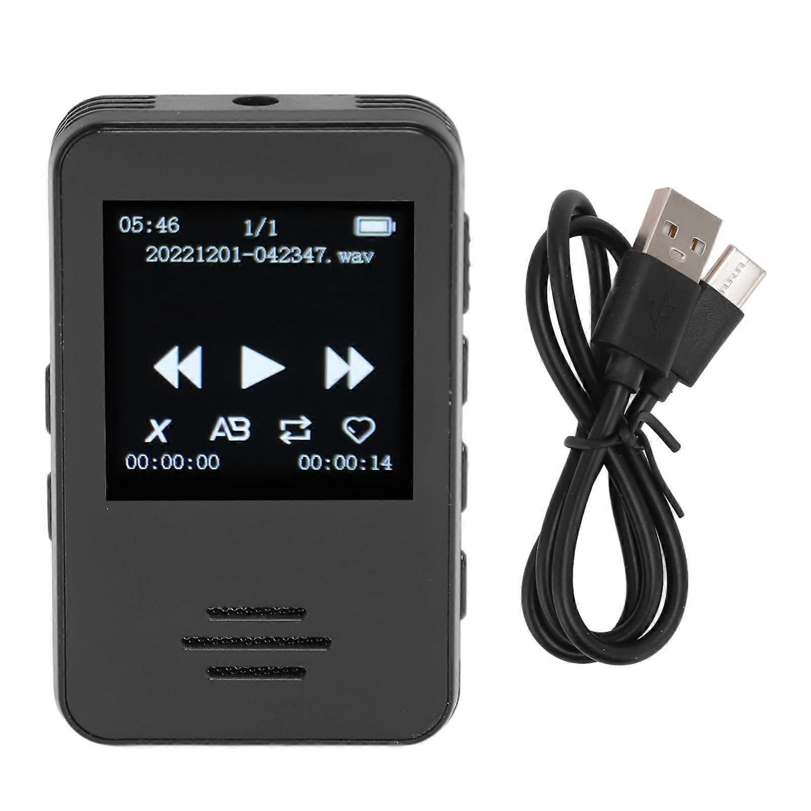 32GB 1.33 Inch Digital Voice Recorder IPS High Definition Voice Recorder Portable Bluetooth5.2 Voice Recorder for Windows