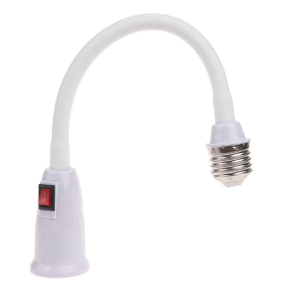 E27 Extension Lamp Holder Universal Lamp Socket Adapter Extender with Switch