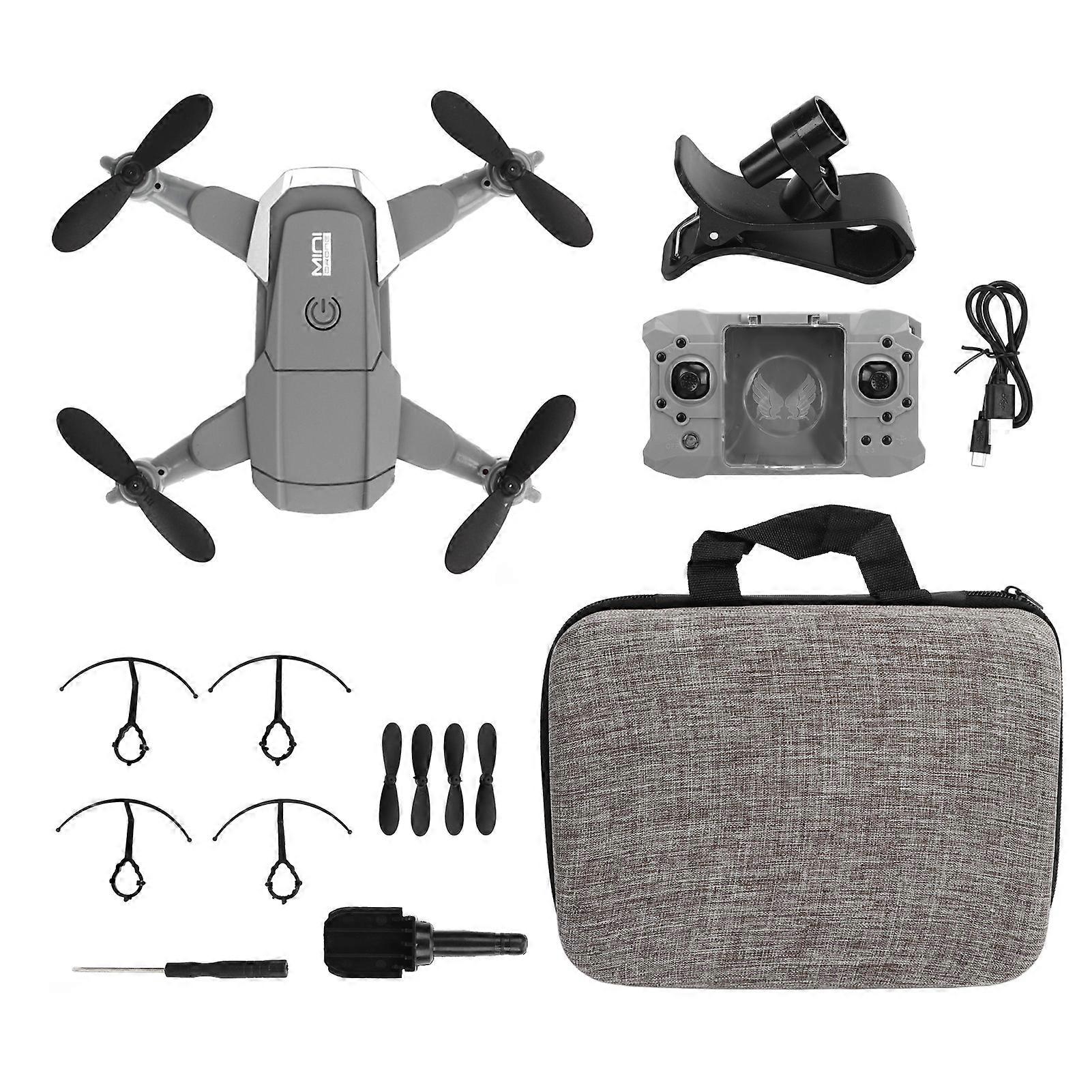KY905 Black Mini Drone with 4K Camera Foldable Altitude Hold APP Control WiFi View Gravity Sensing RC Quadcopter with Carrying Case