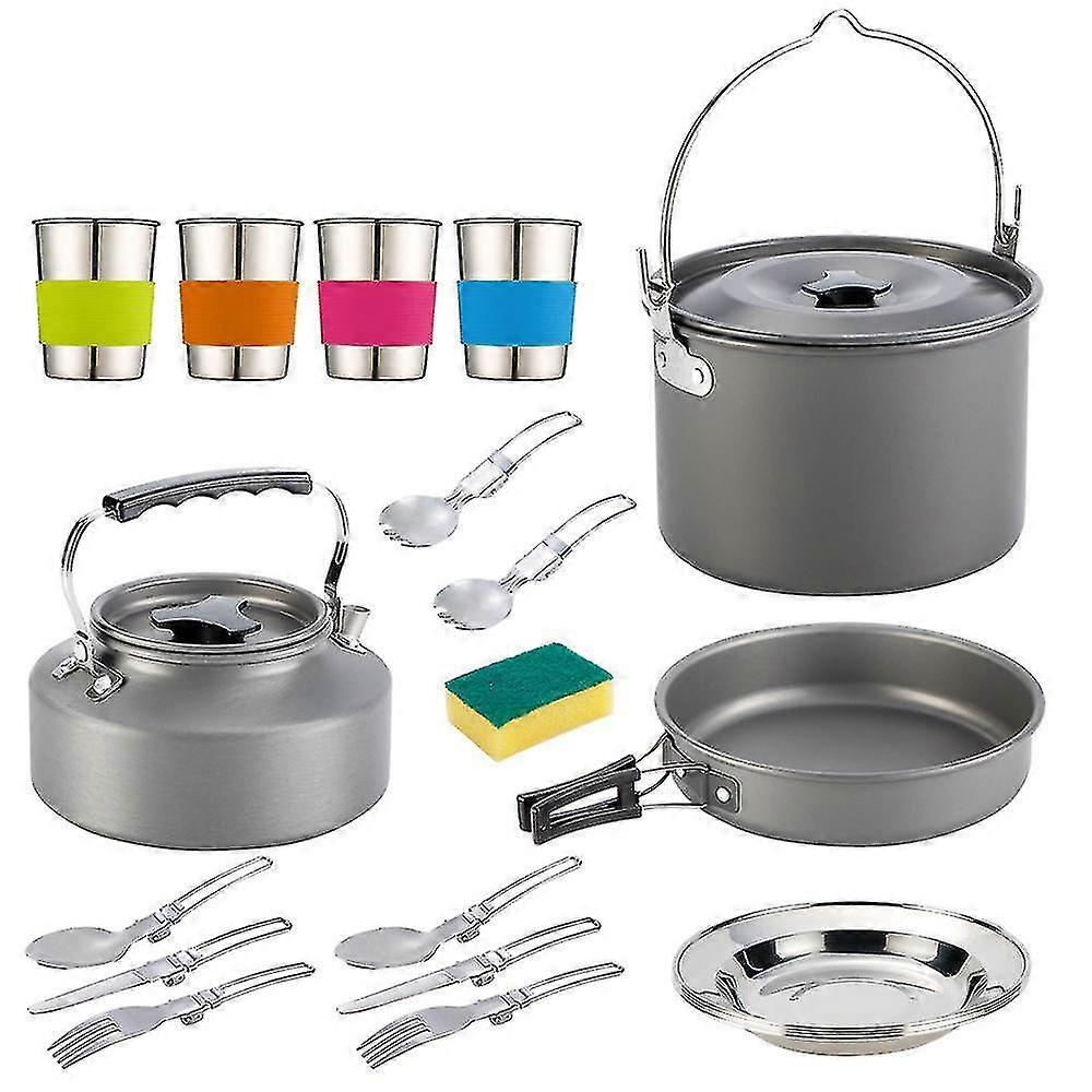 Portable Camping Cookware Outdoor Camping Pot Set