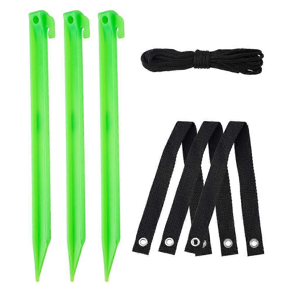 Multifunction Tree Staking Kit 12 Inch Tree Stump Kit for Fixed Garden Plant Mixed Color 30x20mm
