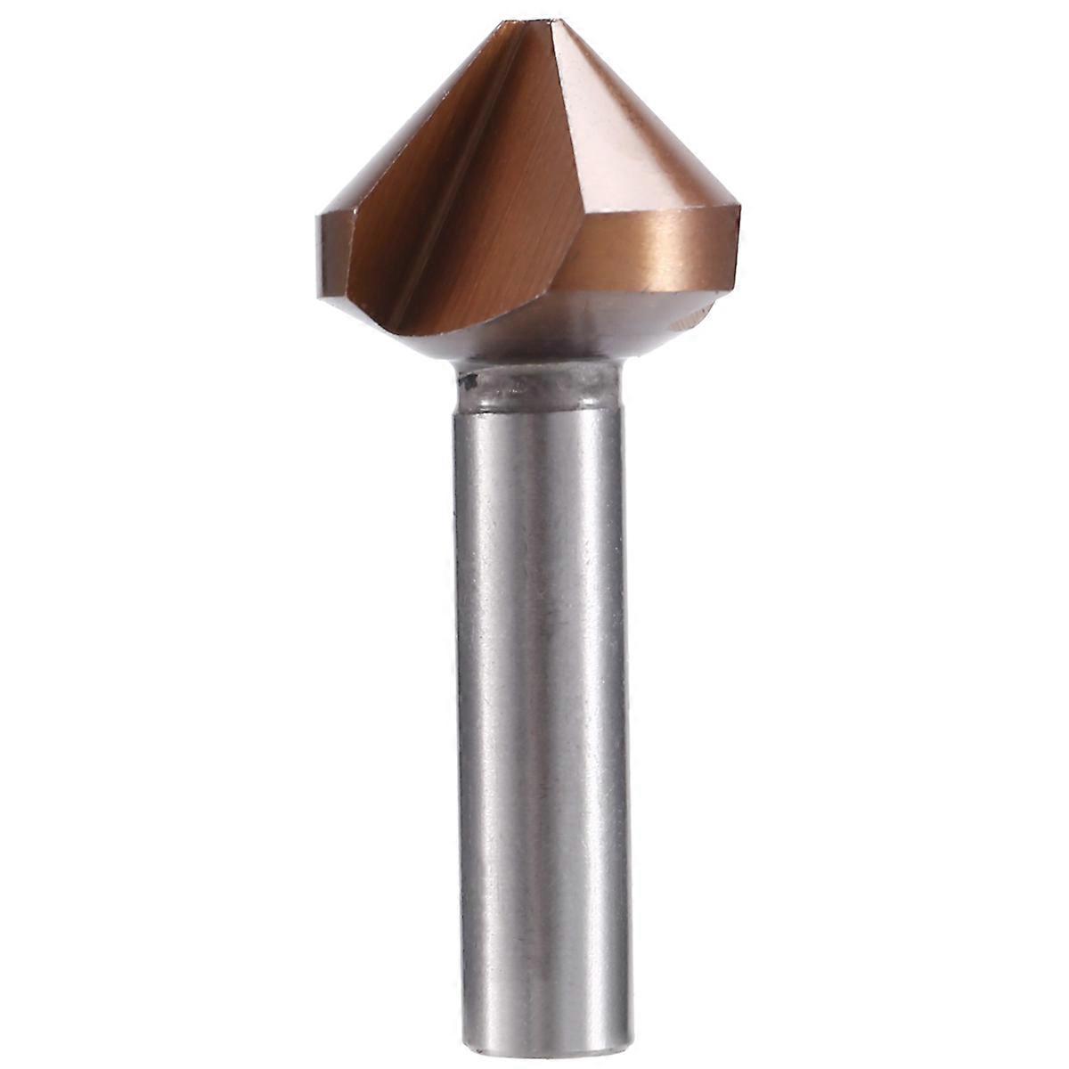 Countersunk Drill Bit 3-Flutes 90-Degrees Chamfering Cutter Tungsten Steel Carbide Single Edge Ream