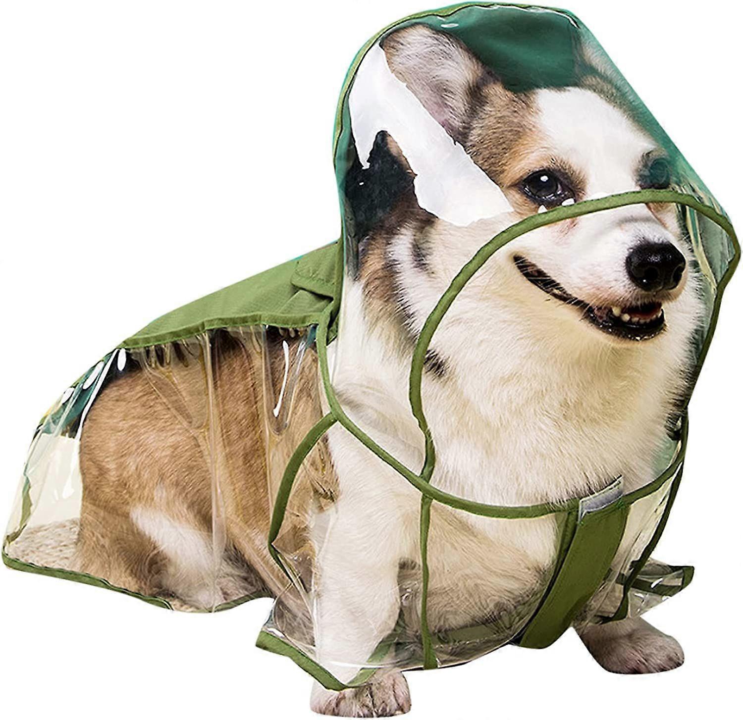 Imperméable transparent pour chien