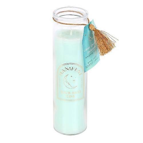 Something Different Sage Clear Quartz Tube Candle