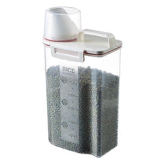 Portable Grain Rice Storage Box Tank Sealed Moisture-proof Kitchen Container