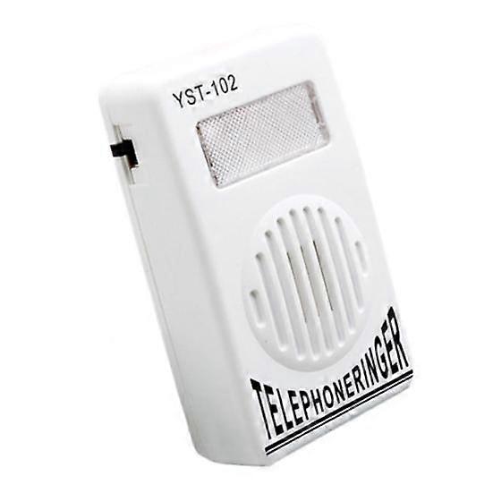 Extra-Loud Telephone Ring Ringer Amplifier Adjustable Frequency Compact Design Portable Telephone Ringer