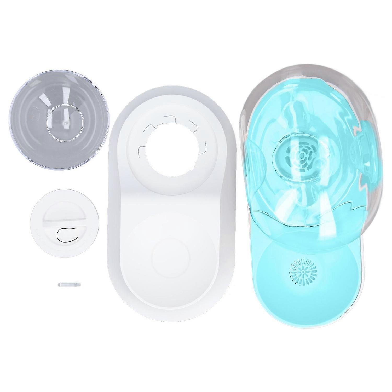 Pet Water Dispenser Food Feeder Cat Automatic Drinking Snail Shape Dispenser 2.8L Capacity Drinking 