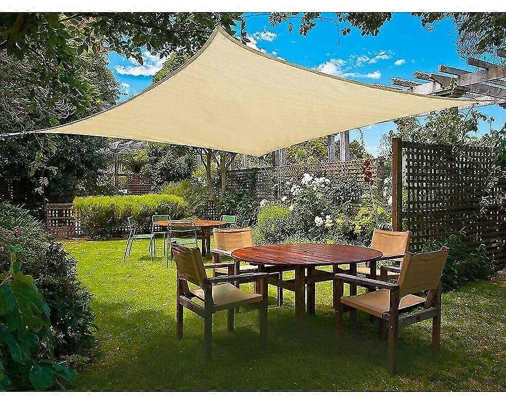 Waterproof Awning Garden Rectangular Uv Protection Weatherproof Sail