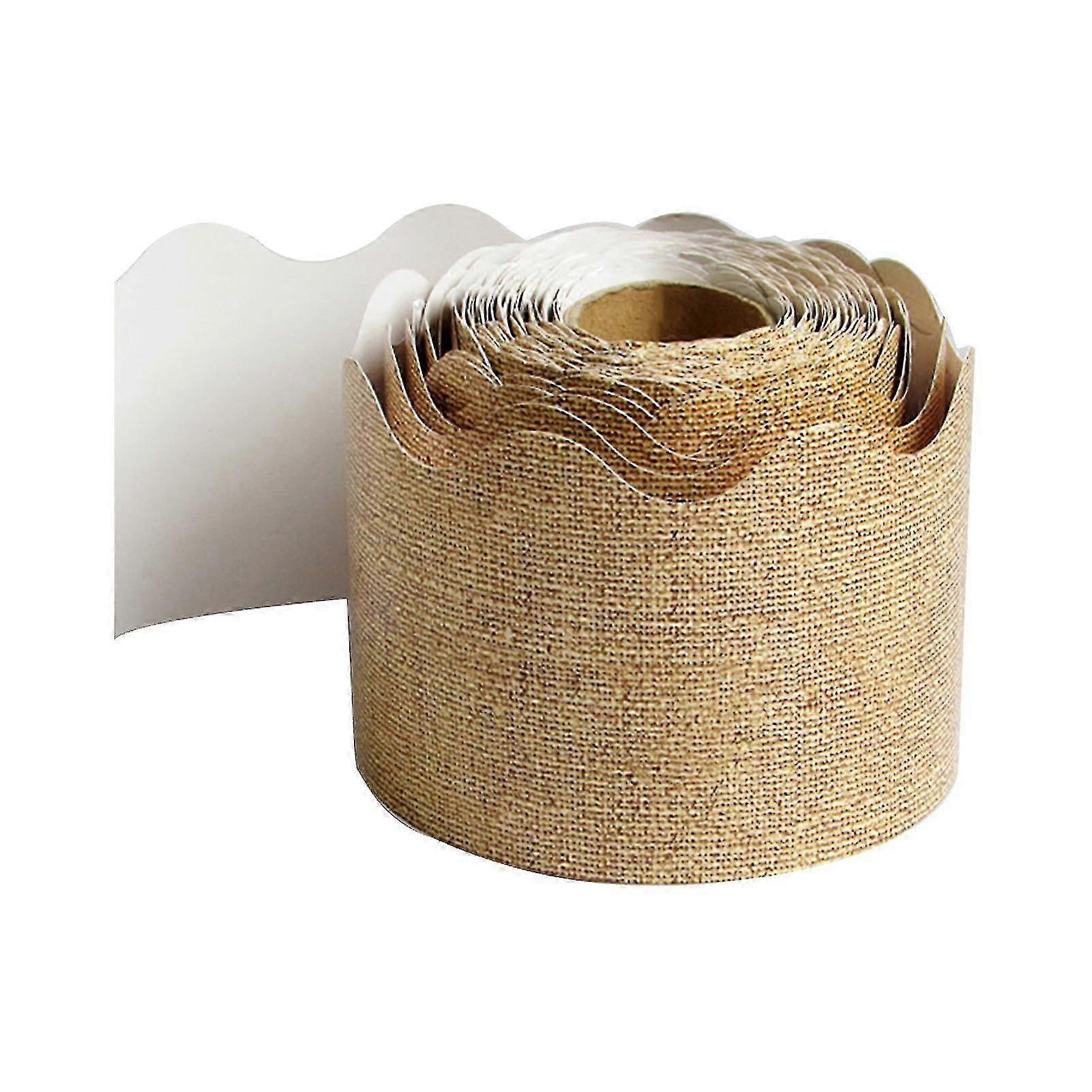 Tablica ogłoszeń Border Classroom Burlap Scaluffed School Trim Decoration Office