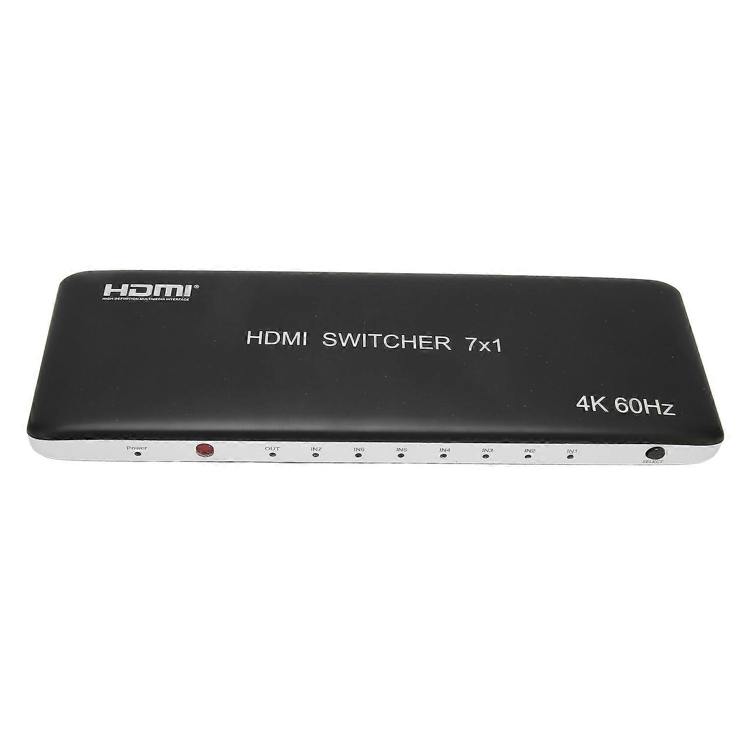 HD Multimedia Interface 2.0 Switch 7 in 1 Out HDCP 2.2 Unterstützung 4K 60Hz UHD 3D Video Switcher Selecto