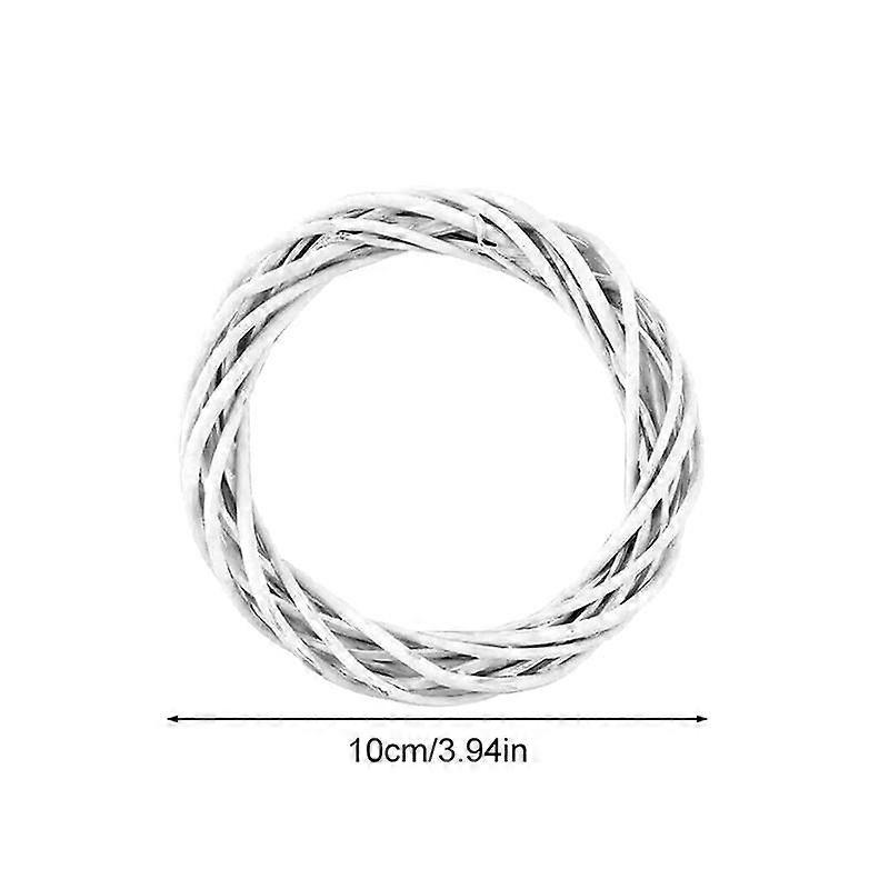 1Pc Window Dressing DIY Door Hanging Flower Arrangement Flower Garland Practical Wedding Festival Easter Flower Wreath Circle