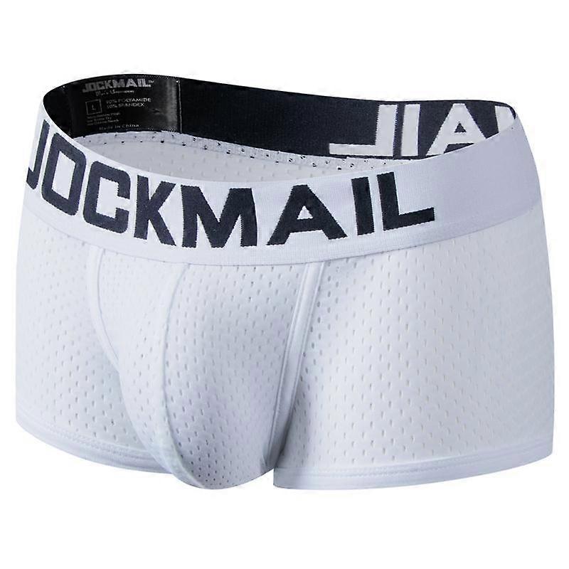 JOCKMAIL mesh quick-drying pants men's boxer shorts ice silk breathable youth quadrangular trousers men's guard trousers tide