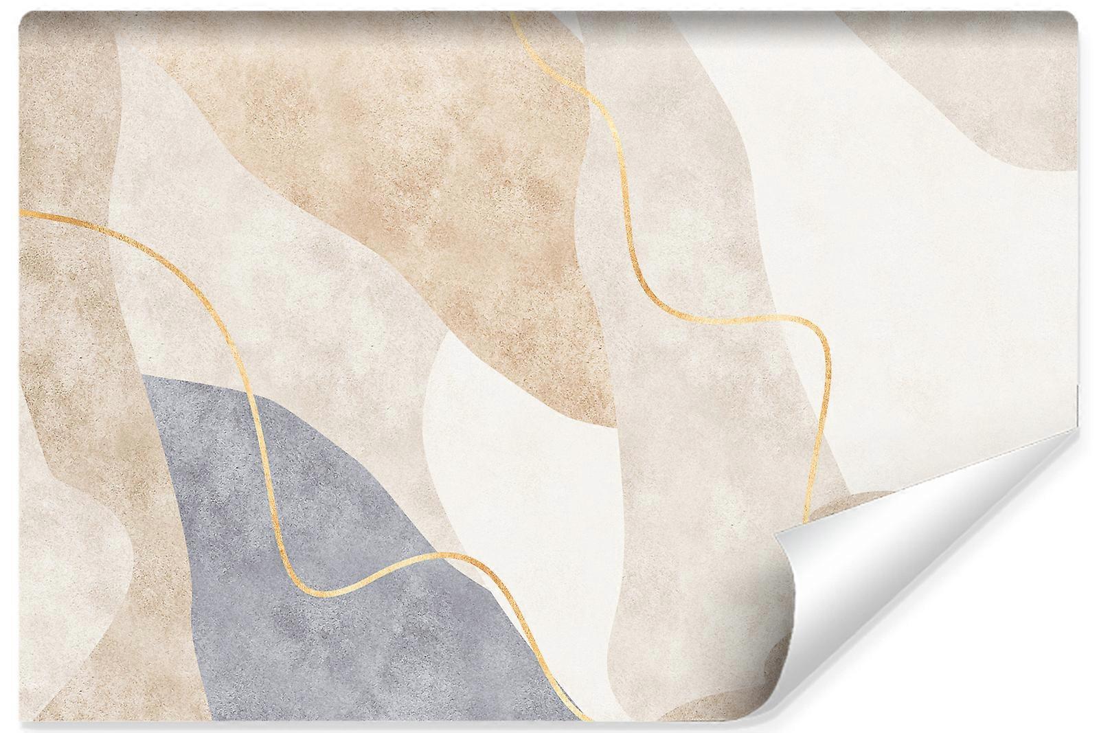 Mural de pared estilo boho Mural abstracto Line Art