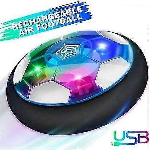 エアパワーフットボール、子供のおもちゃ充電式サッカーボール、LEDライト付きホバーサッカーボールギフト男の子の女の子