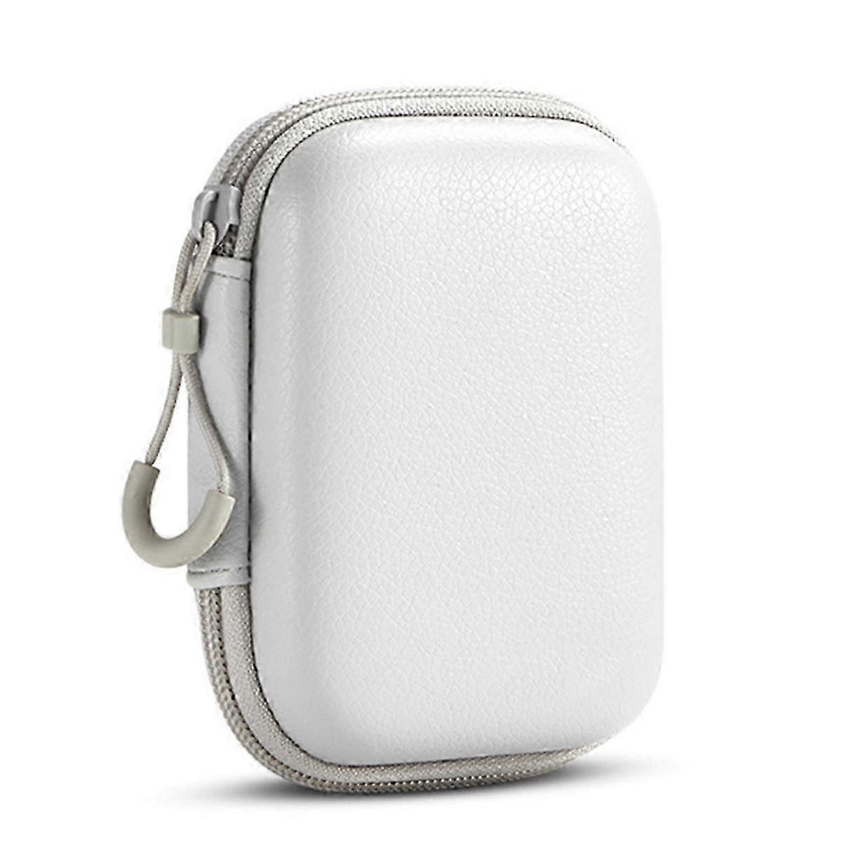 Pebbled Portable Mini Hard Shell Digital Gadgets Storage Bag Earphone Charger Case Plug Data Cable U Disk Organizer B