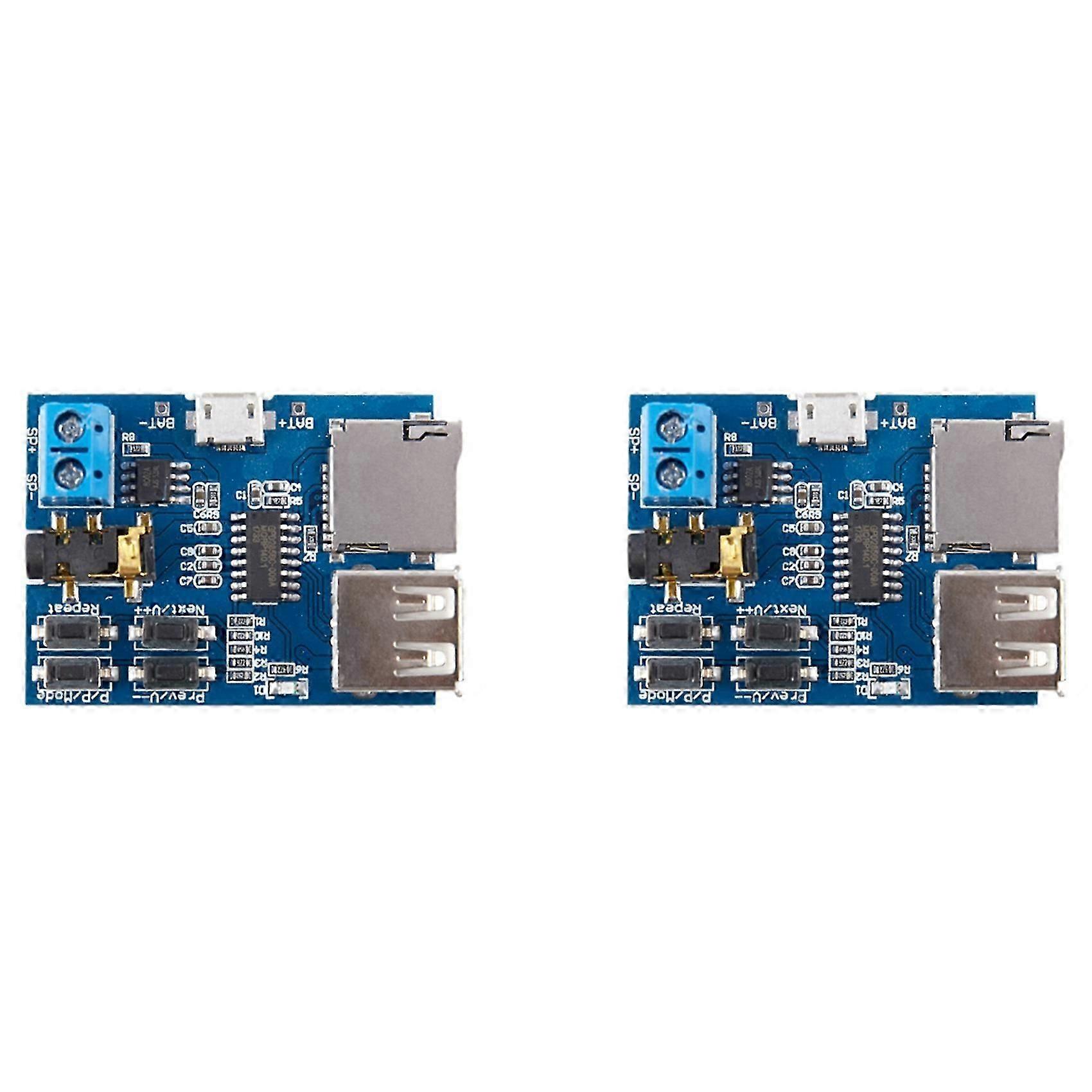 2X Mp3 Lossless Decoder Board with Amplifier Mp3 Decoder TF Card U Disk Decoder Player
