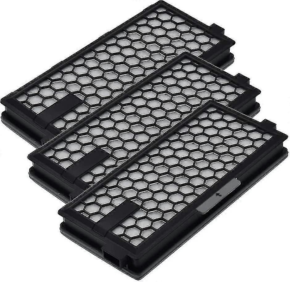 3-pcs Sf-aa50 Replacement Filters For Miele S4000,s5000,s6000,s8000,cat And Dog S5260 S5261 Tt5000 Sf-aac50, Complete C2,c3, Compact C1, C2 Series Vac
