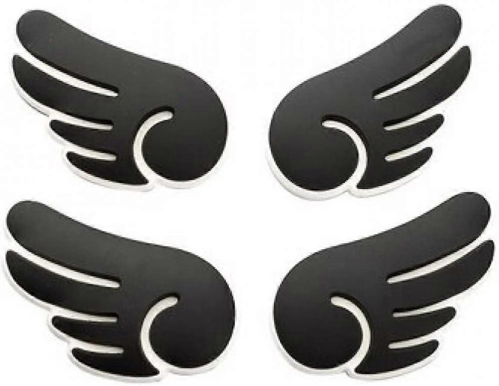3D Angel Wings Silicone Car Autocollants Anti-Collision Dcalants pour Porte De Voiture Carroir Protecteur Stickers Bumper
