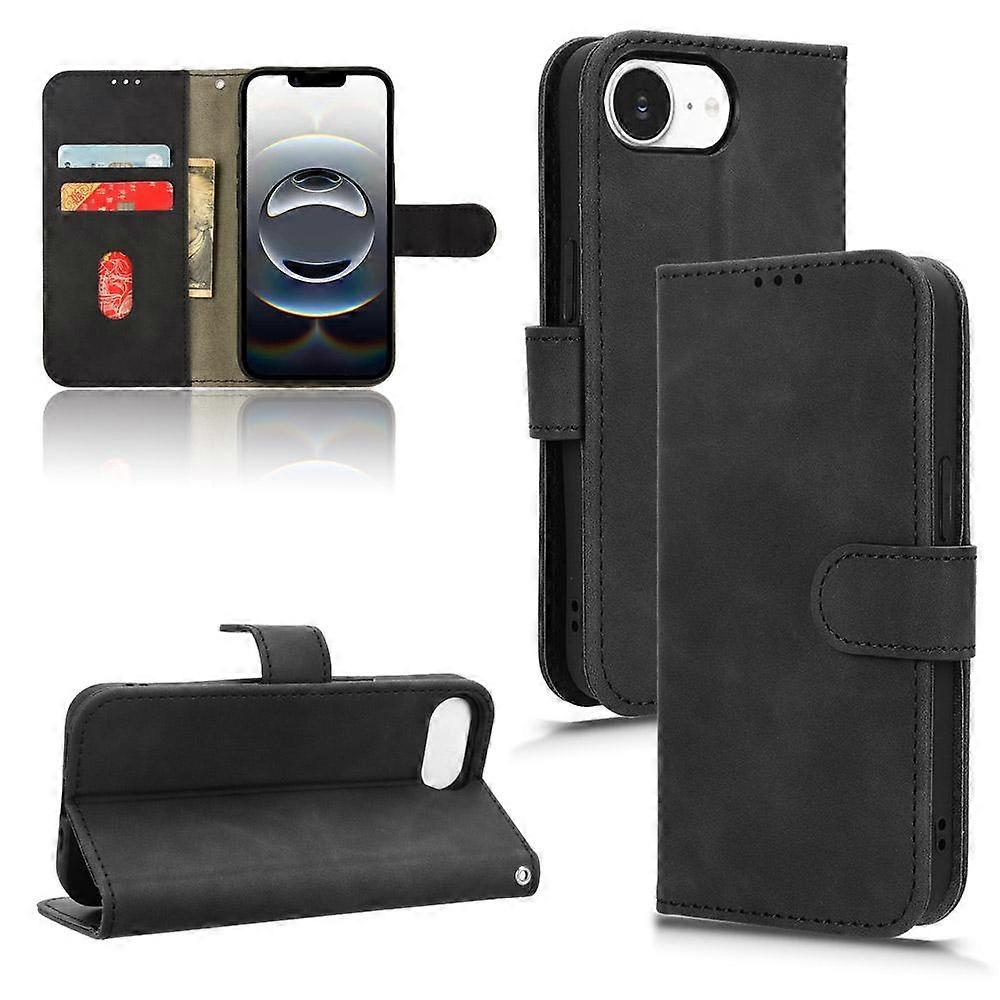 Skin Feel Magnetic Flip Leather Phone Case