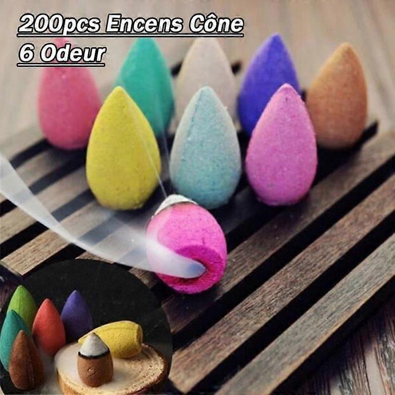 Backflow Cone Incense - Mixed - 200Pcs