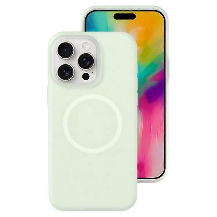 Compatible For iPhone 16 Pro Magnetic Case Liquid Silicone Shockproof Phone Cover