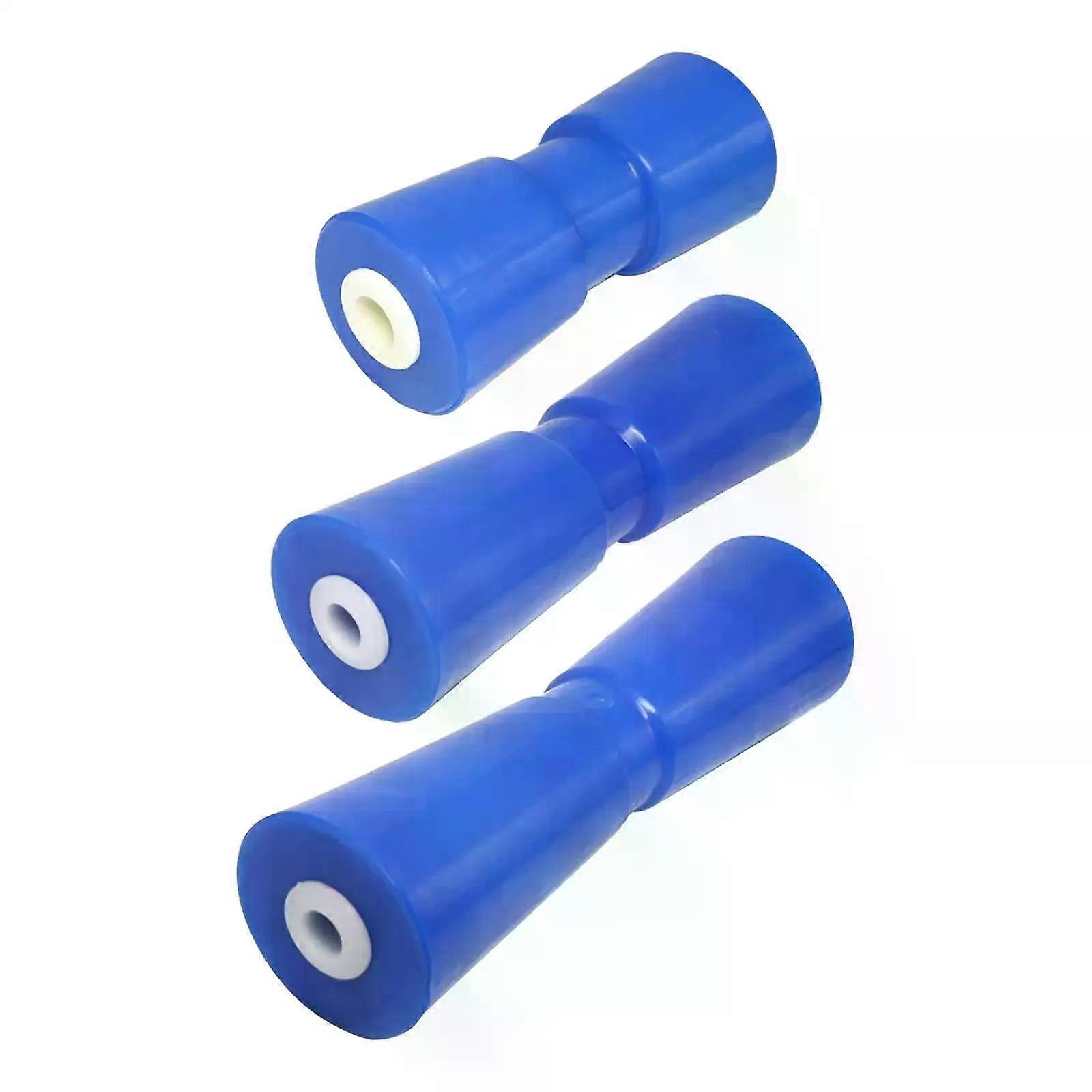 Conjunto de rolos de reboque de barco de 8 polegadas / 10 polegadas / 12 polegadas Ferramenta de rolamento azul para barcos a motor de navios de 8 polegadas