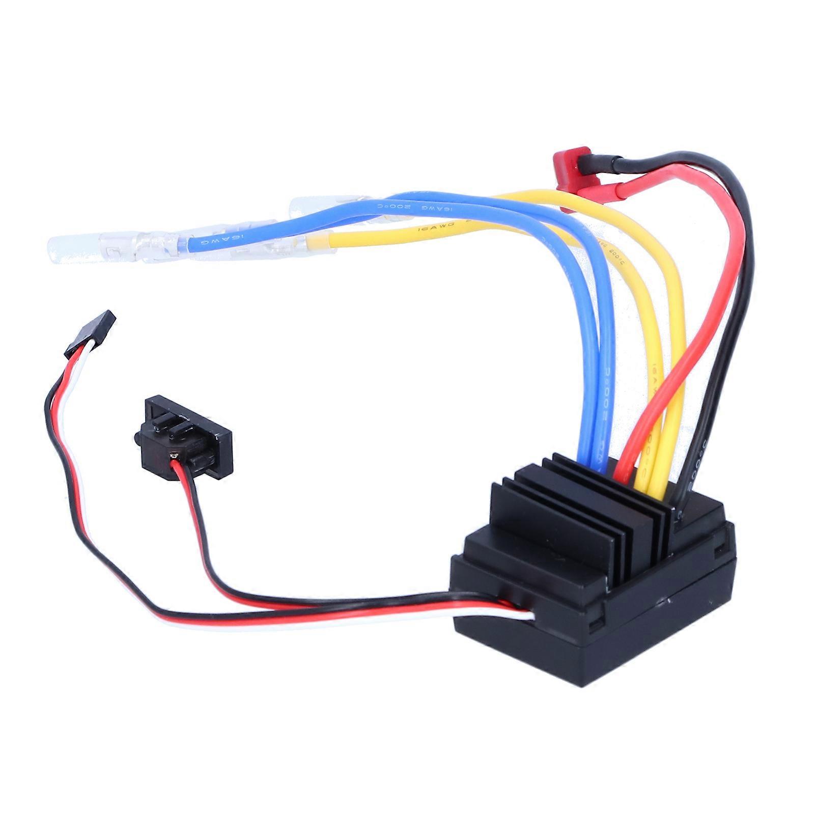 80A Brushed Waterproof ESC Replacement Electronic Speed Controller for 1/8 1/10 RC Car Model80A ESC