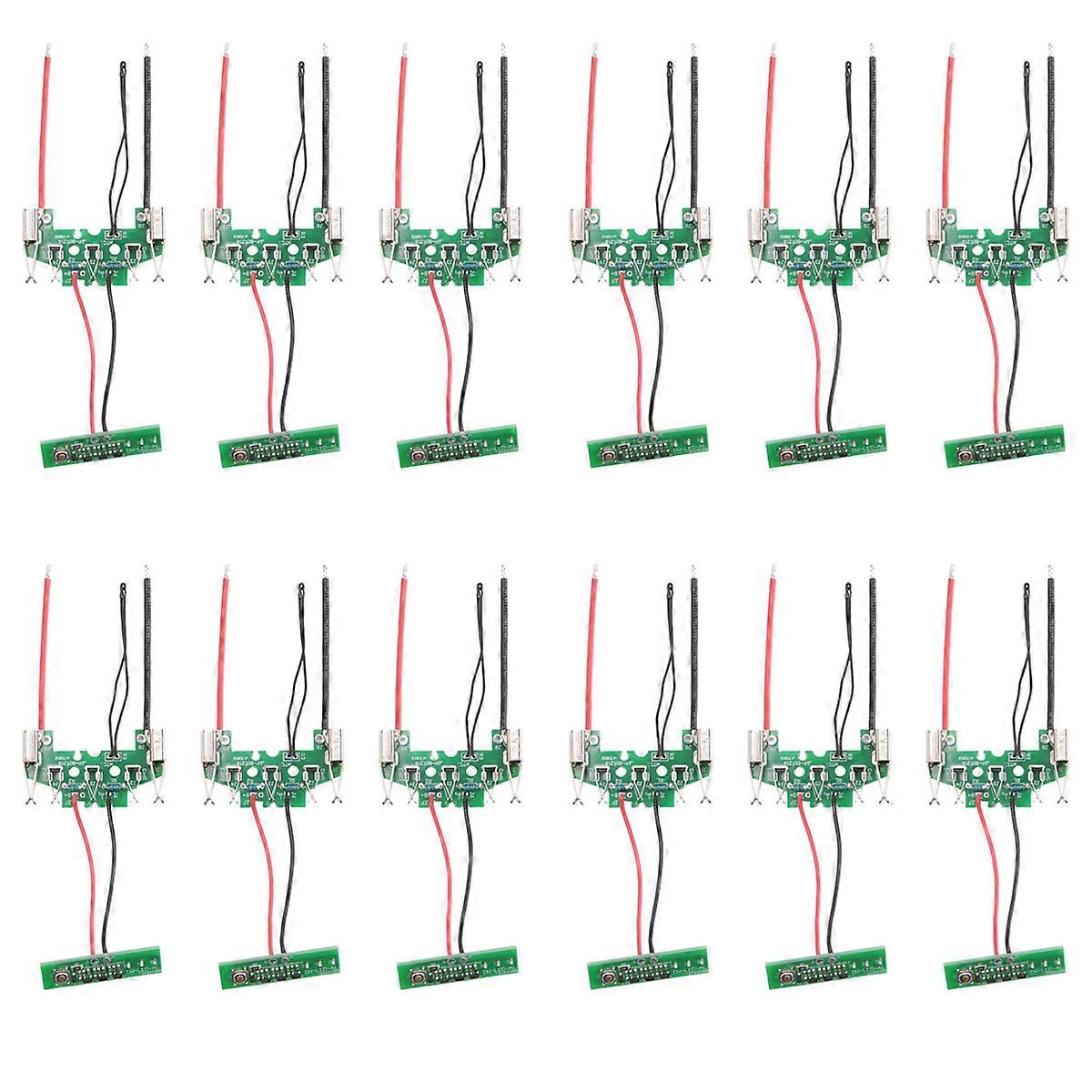 12Pcs BAT610 18V Lithium-Ion Battery PCB Charging Protection Circuit Board for 18V Li-Ion Battery