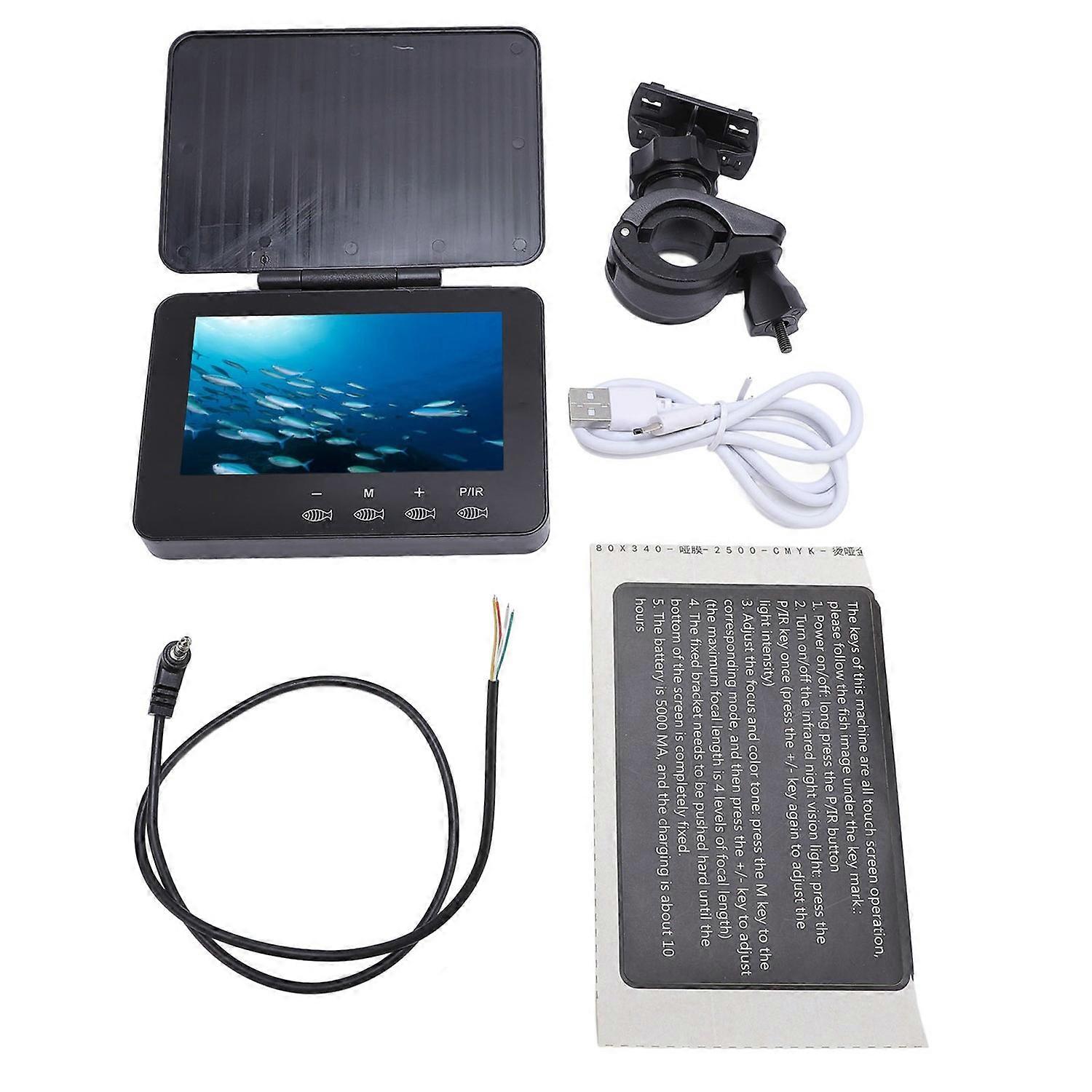 Fish Finder Camera Screen 4.3 Inch IPS Touchscreen AV Video High Definition Ice Fish Camera Display