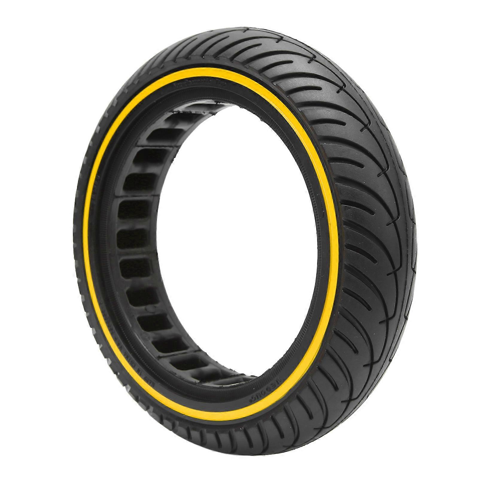 Roue de rechange en caoutchouc absorbant les chocs en caoutchouc pour Xiaomi M365 Pro 2S Lite Jaune