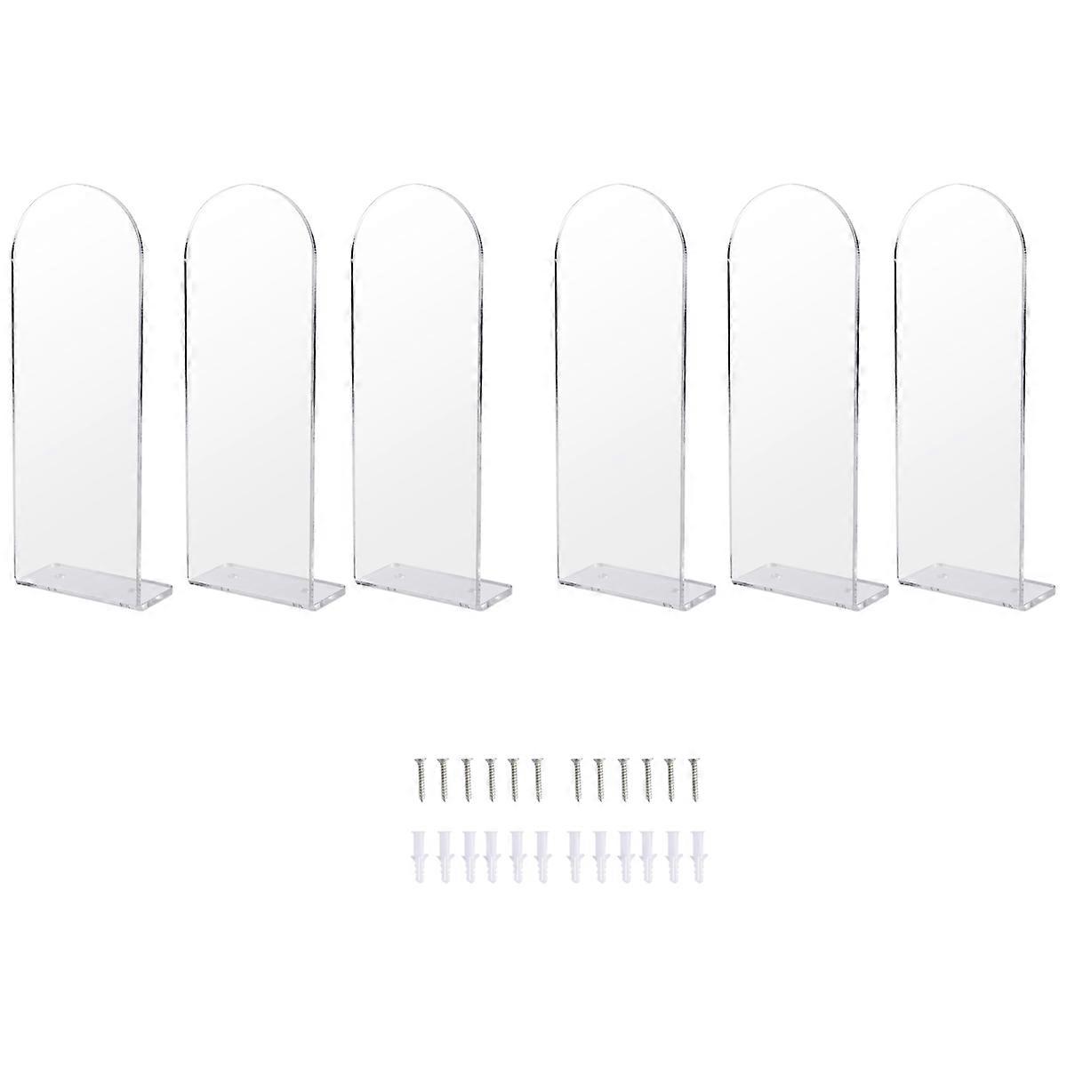 Floating Shoe Display Stand - 6 Shoe Shelf