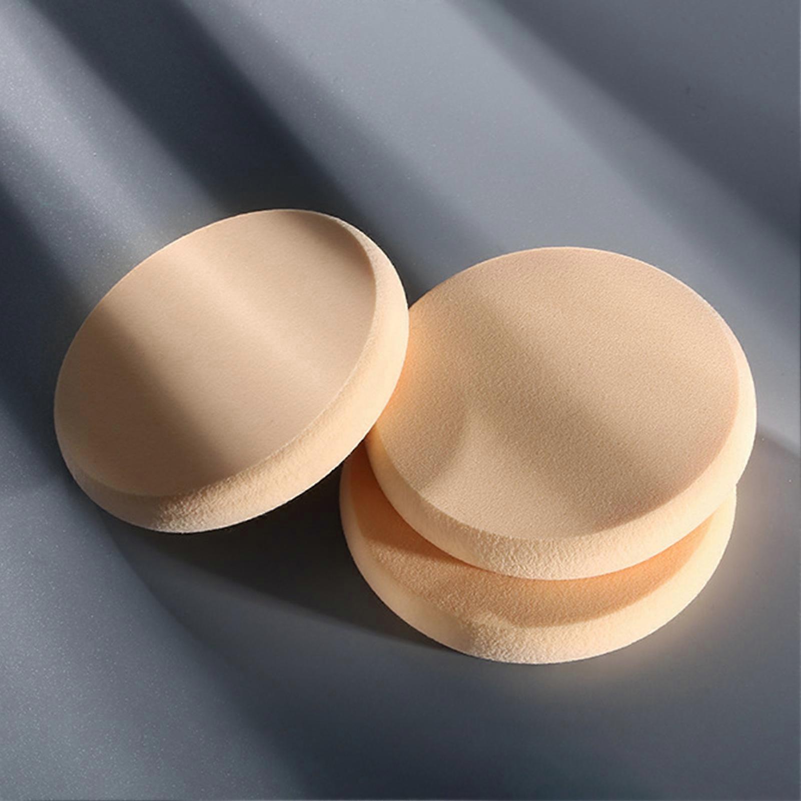 1Pc BB Crème Houppettes Correcteur Fond de Teint Coton Humide et Sec Outils À Double Usage Éponge Ronde Maquillage Houppette