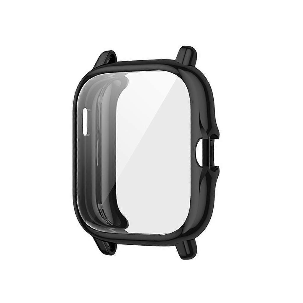 Screen for Protection for Case for Huami Amazfit GTS2 Durable Ultra Thin Scratch-resistant Protective Watch for Shell  Black