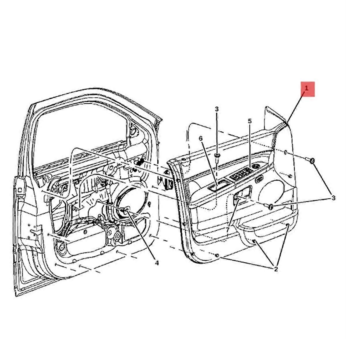 4pcs/Set Inner Door Handle Pull for Grand LHD