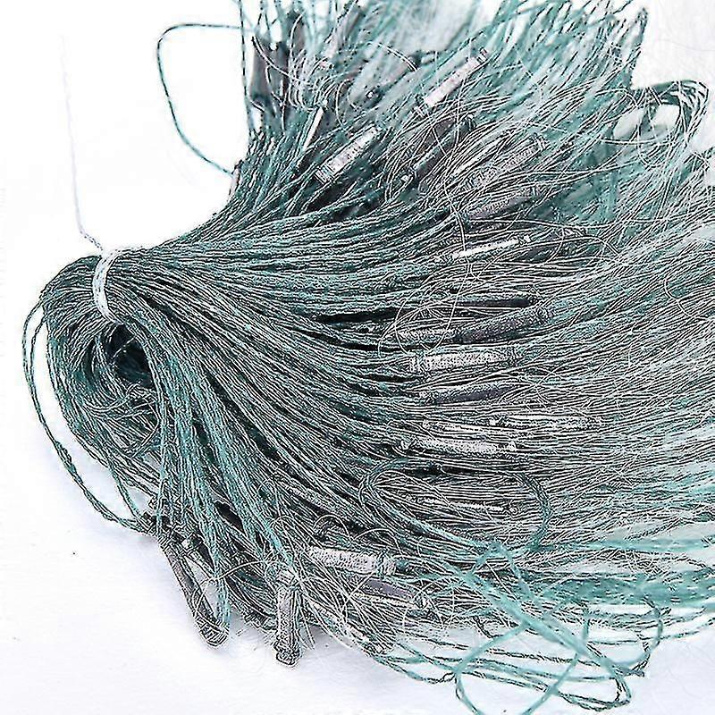 Gaibosi 25m 3 Layers Monofilament Gill Fishing Net With Float Fish Trap Fishing Tools Hfmqv