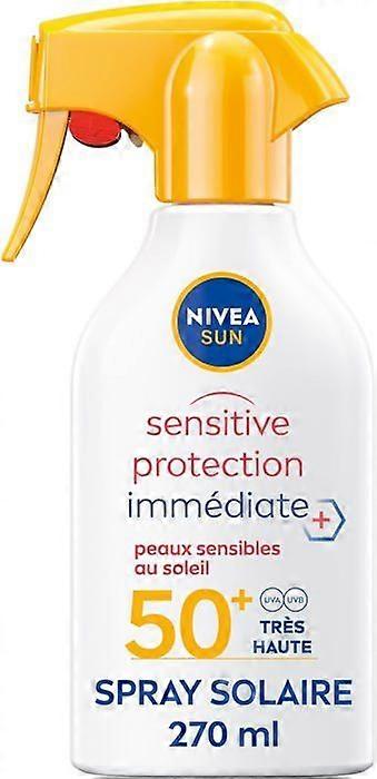 'Sunscreen Spray - NIVEA - Immediate Sensitive Protection - SPF 50+ - 270 ml - Sensitive Skin'
