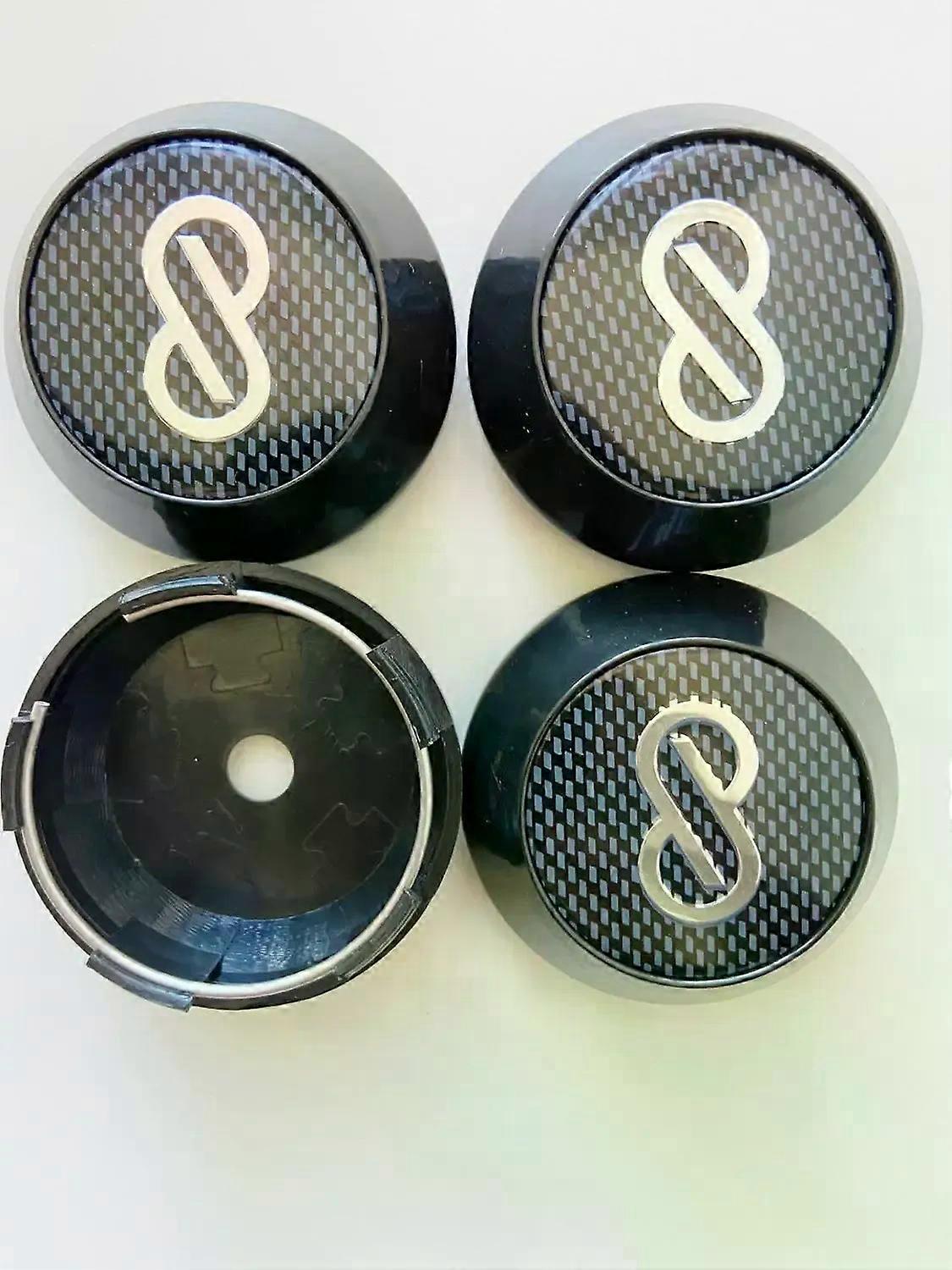 4pcs/lot 65mm Car Wheel Center Hub Caps compatible for Enkei Emblem Logo Chrome