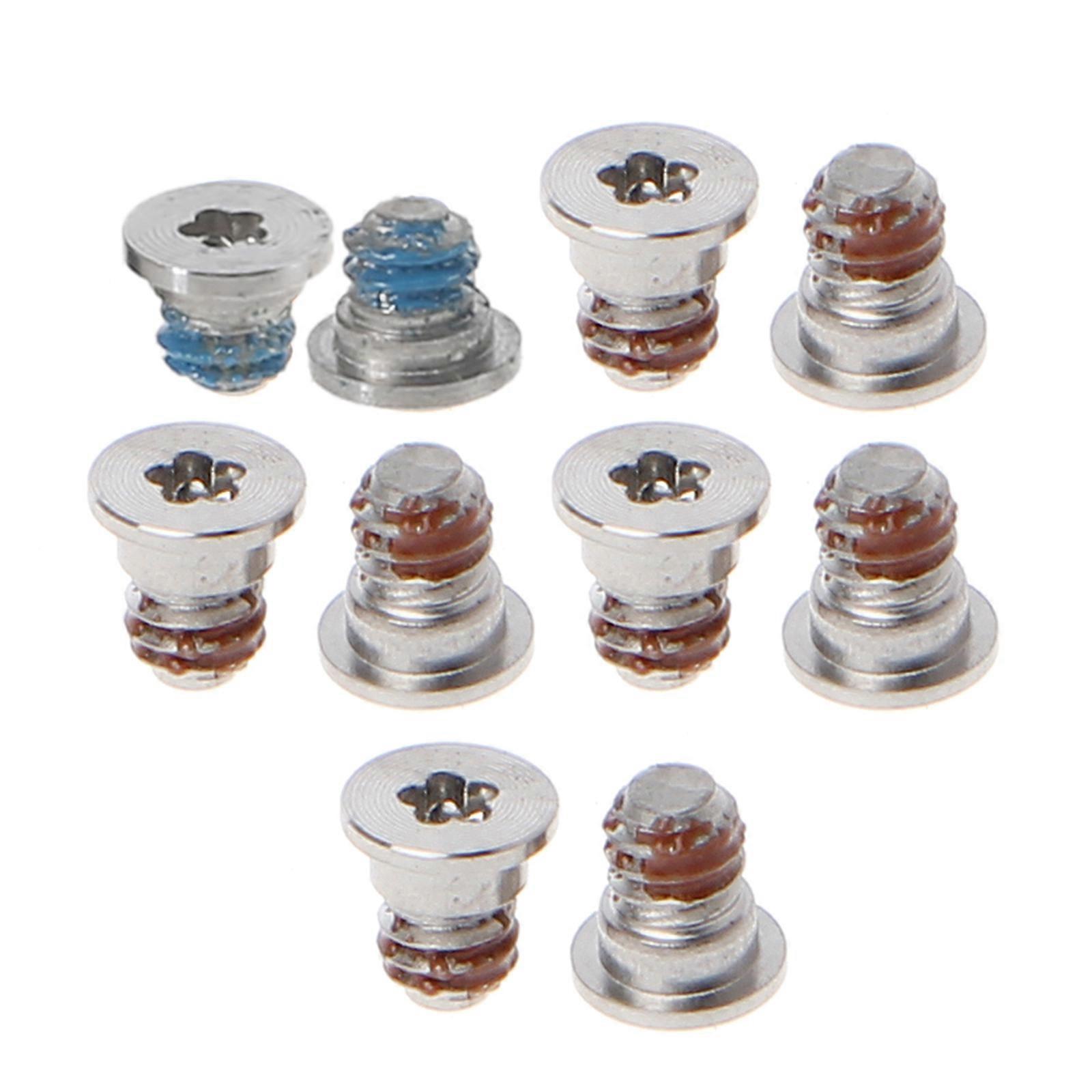10 PC Laptop Bottom για Case Screw για Macbook Pro Retina A1398 A1425 A1502 MC975 MC976 MD212 MD213 ME864 ME865 Μαύρο