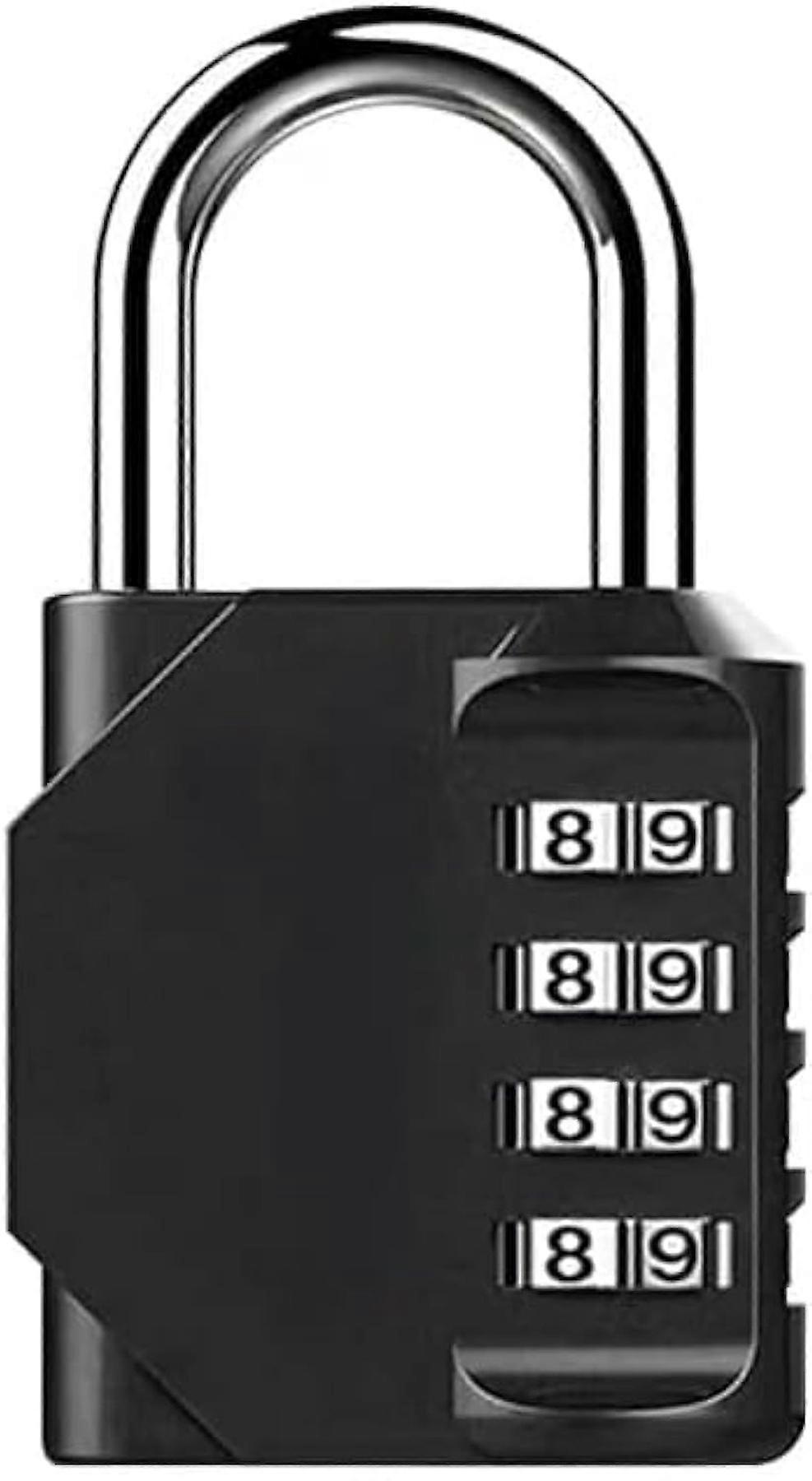 Resettable Gym Lock for School Gym Locker, Combination Lock, Durable Steel, 4-Digit Code, Ideal for Students