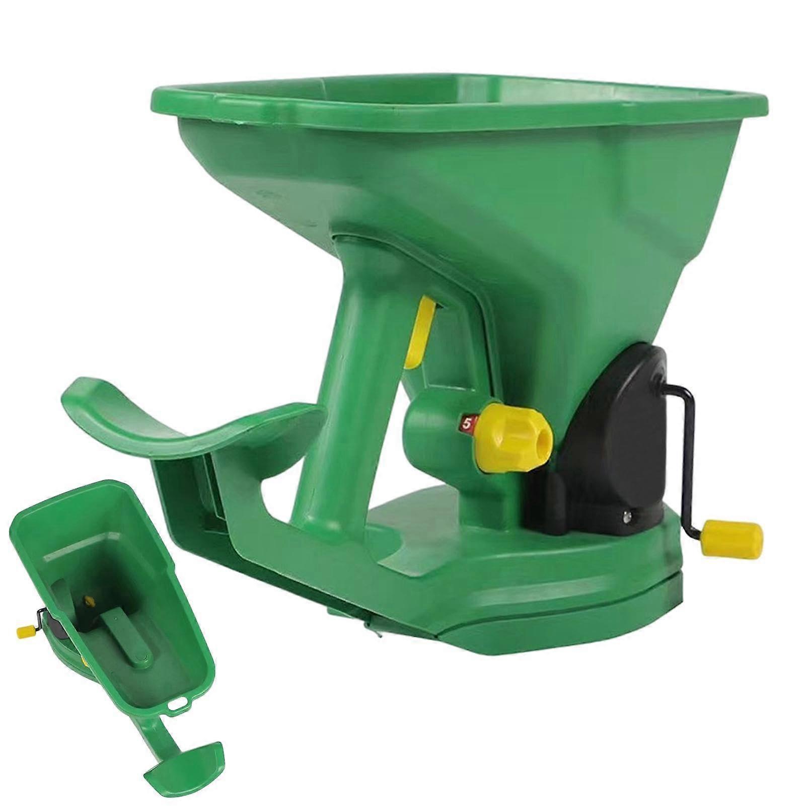 Handheld Power Grass Seed Spreader for Garden Lawn with 1.5L Capacity
