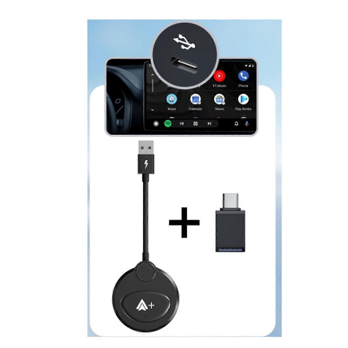Wireless Android Auto Video Wireless Adapter Carplay White
