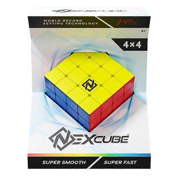 Cube 4x4 - Nexcube - Jeu de puzzle - Multicolore - 8 ans et plus - Adapté aux voyages