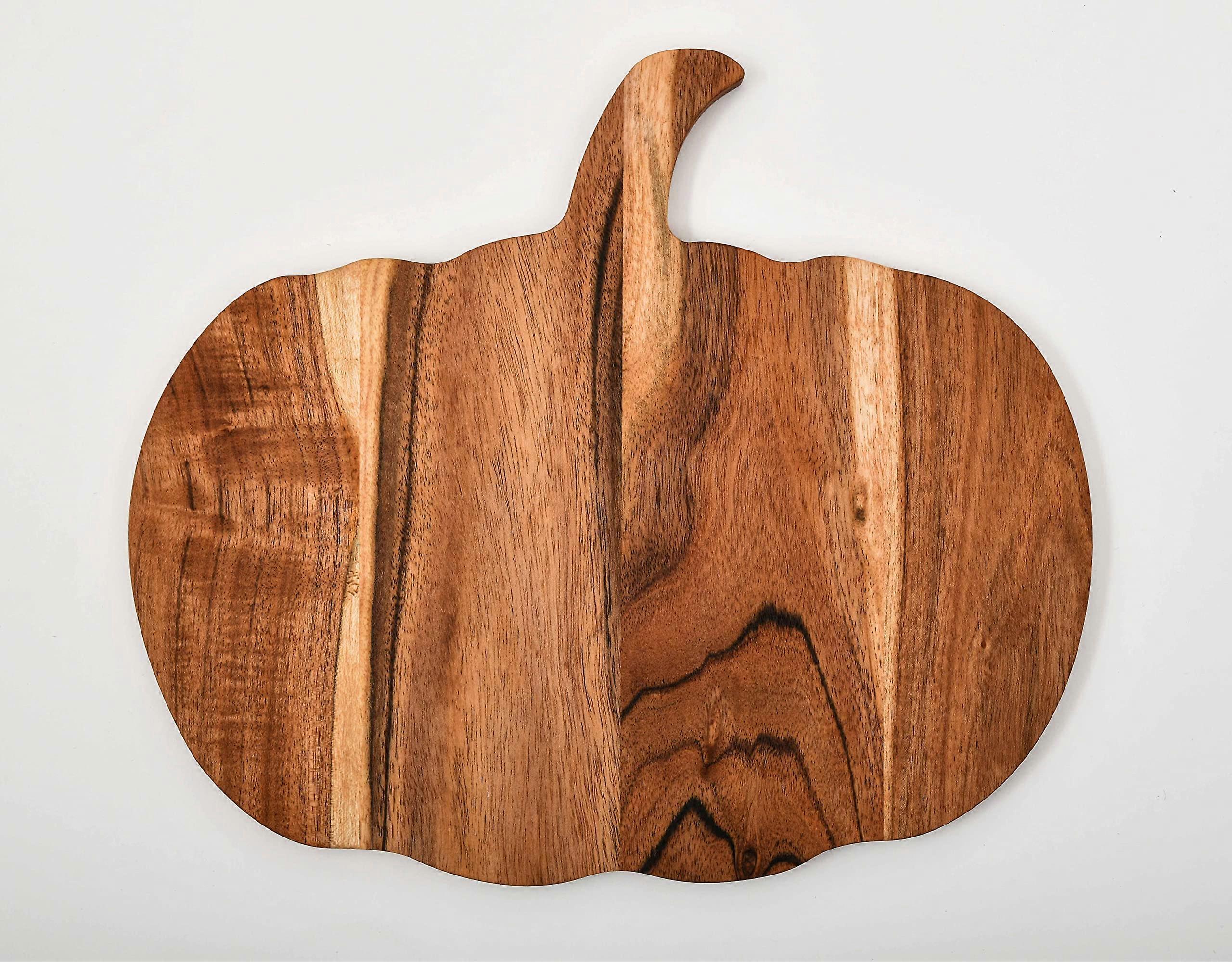 Organic Acacia Cutting Board 12 x 13 Inch for Cheese, Meat, Vegetables, Fruit, Salad - Butcher Block Style (WCB-P)