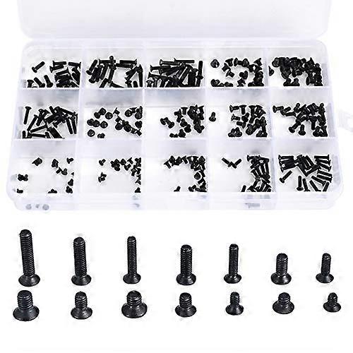 Laptop Repair Screws Tool Kit – 300PCS Black Replacement Screws Compatible with HP Dell Lenovo Sony Toshiba Samsung IBM SCRW-106805