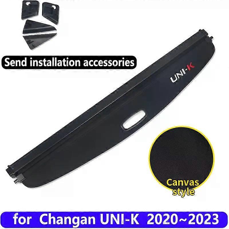 For Changan UNI K Accessories 2023 2022 2021 2020 Car Trunk Curtain Covers Rear Rack Partition Shelter Decoration Accessories