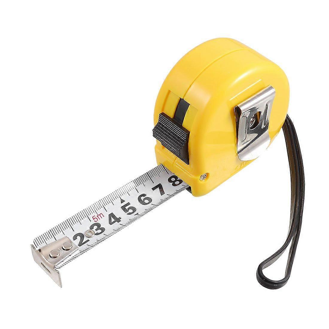 IIVVERR 5M Self-Retractable Tape Measure Ruler with Belt Clip, Durable Metric Measuring Tool for Precision Measurements
