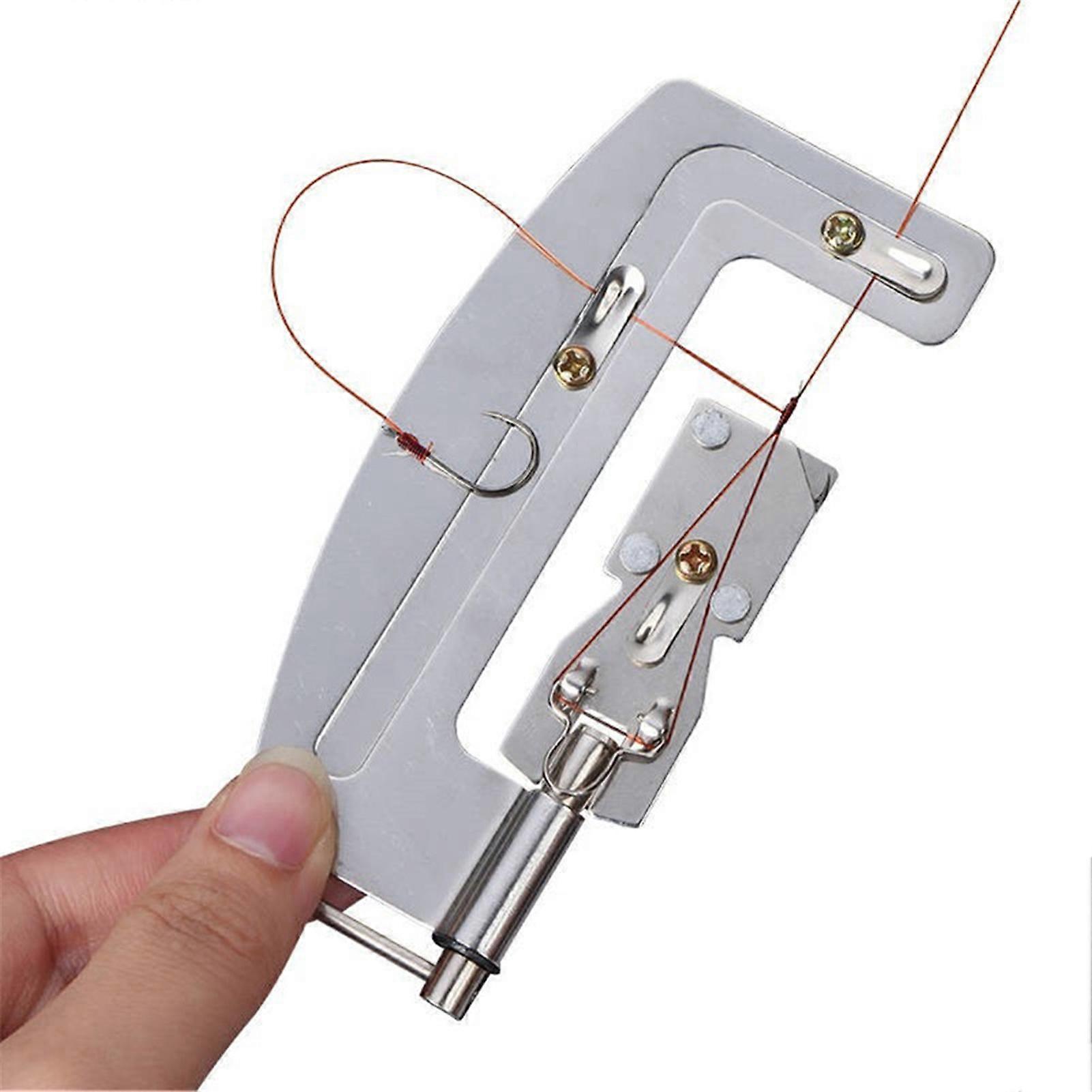Stainless Steel Semi-Automatic Fishing Hook Manually Tying Fishhook Tying Hook